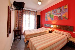 habitación doble - 1 o 2 camas - ático - Hotel El Cid
