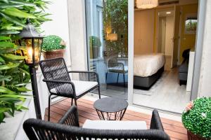 habitación doble con terraza - 2 camas - Kavia Hotel do Largo