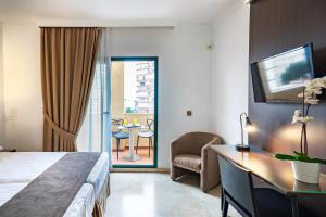 habitación doble con vista parcial al mar - 1 o 2 camas - Hotel Mainake Costa del Sol