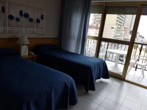 habitación doble con balcón - 2 camas - Hotel Neptuno