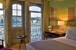 habitación doble vintage con balcón y vistas al río - 1 o 2 camas - Pestana Vintage Porto Hotel & World Heritage Site