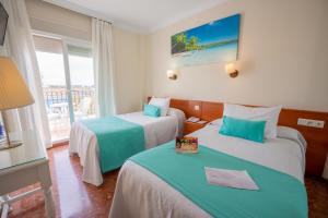 habitación doble con terraza - 2 camas - Hotel Romerito