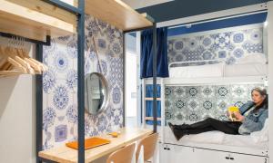 Cama en habitación femenina compartida de 4 camas - Rodamon Lisboa